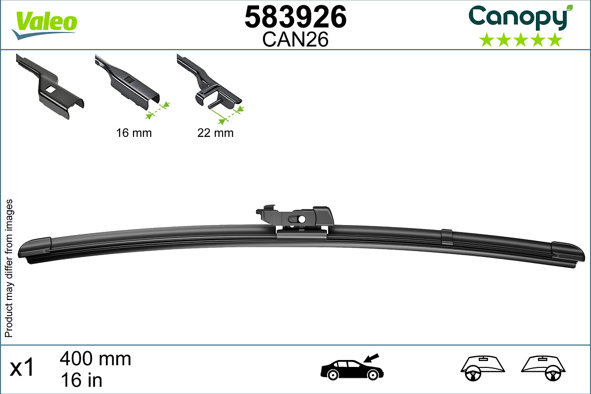 Lamela stergator VALEO 583926